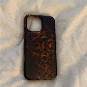 Velvet Caviar Leopard Tort iPhone 16 Pro Max Case